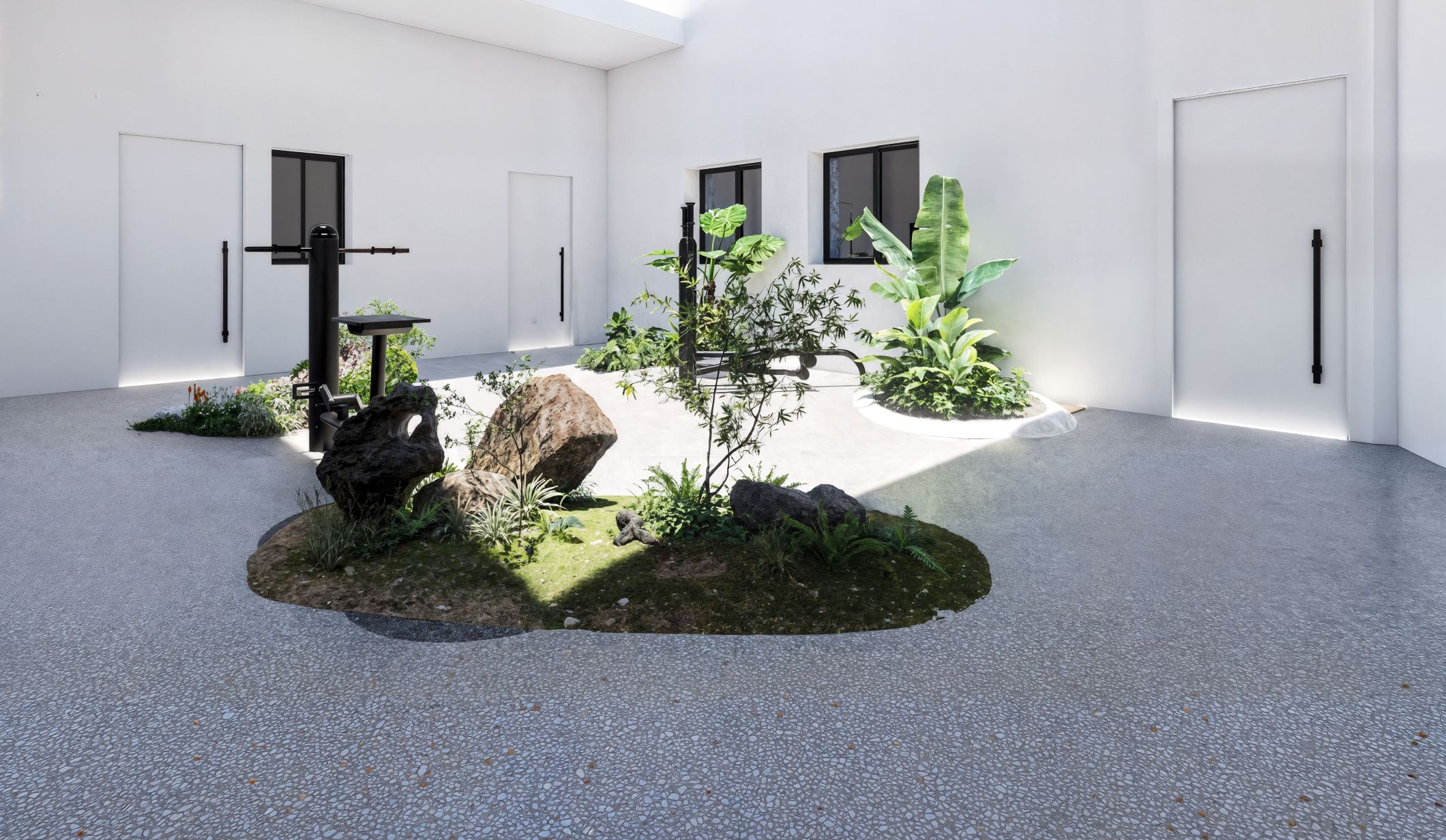 Garden in penthouse for sale in Torrevieja