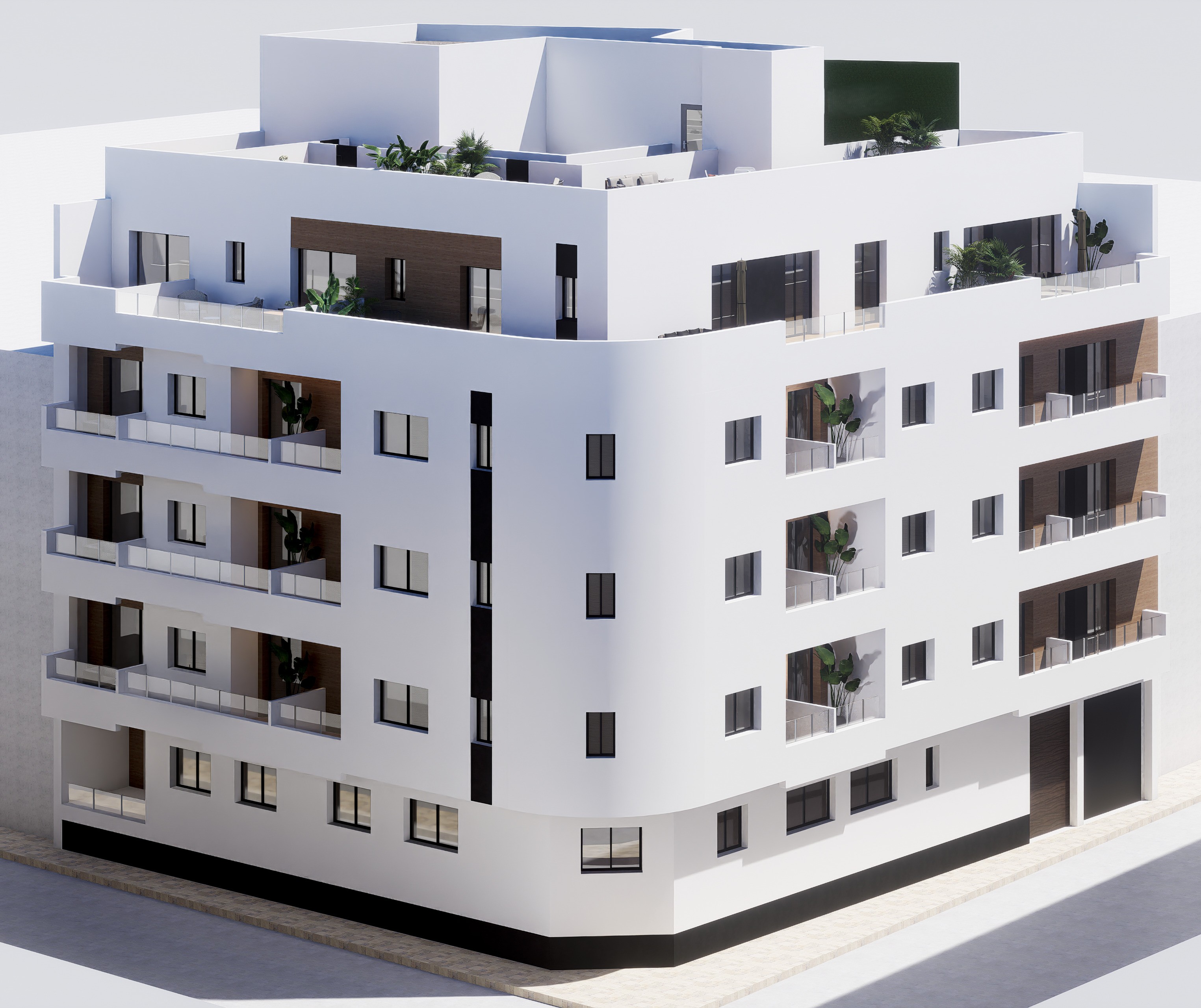 Kitchen in penthouse for sale in Torrevieja