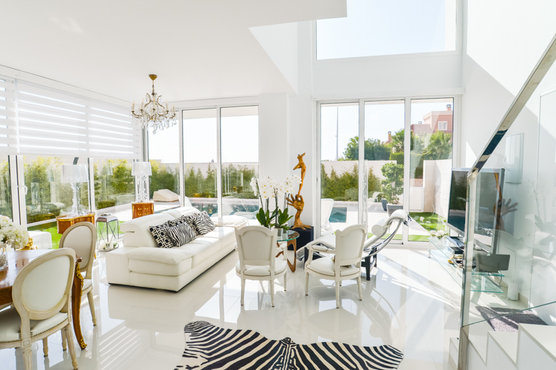 Living room in villa for sale in Gran Alacant