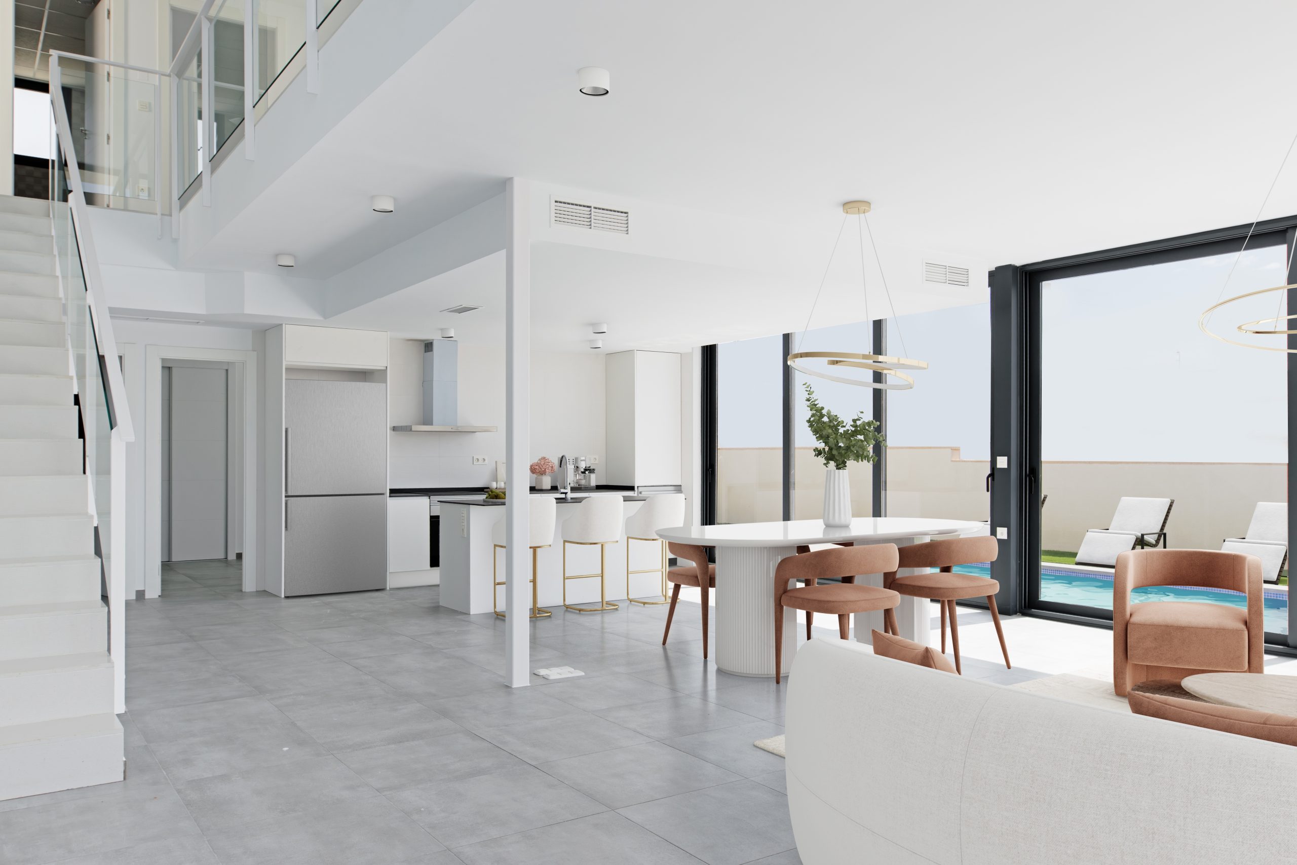 Kitchen in villa for sale in Gran Alacant
