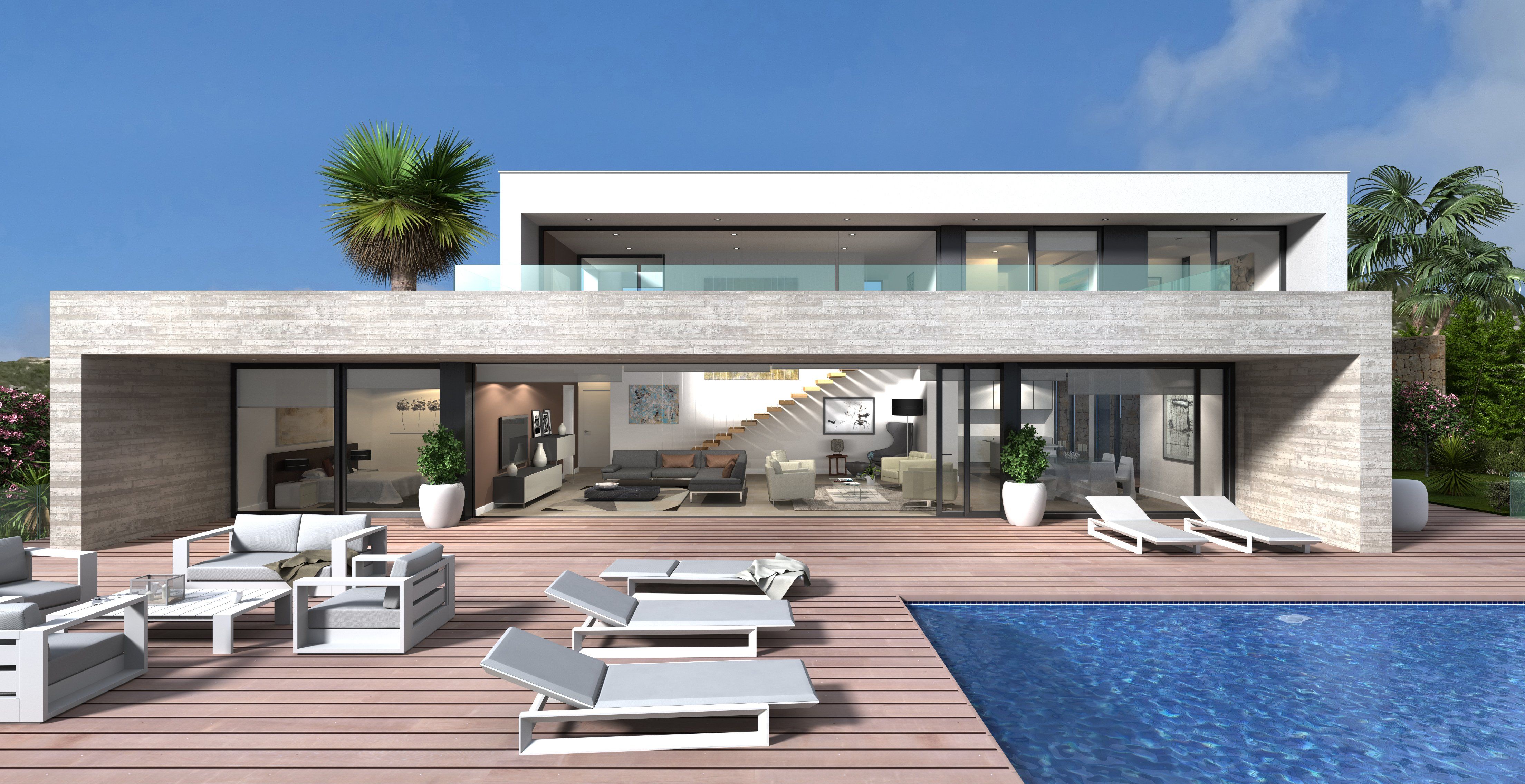 Garden in villa for sale in Cumbre del Sol