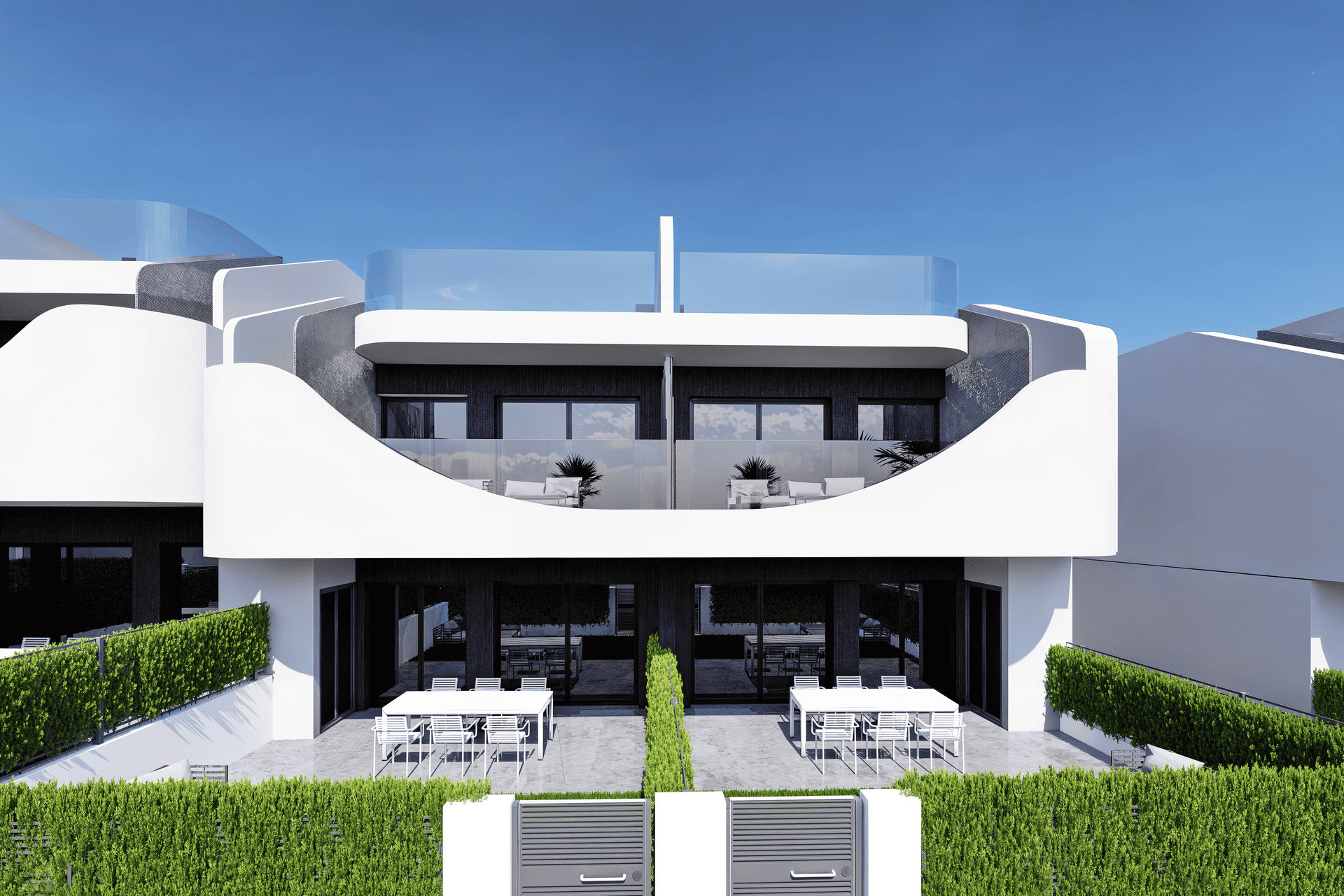Terrace in low_bungalow for sale in San Miguel de Salinas