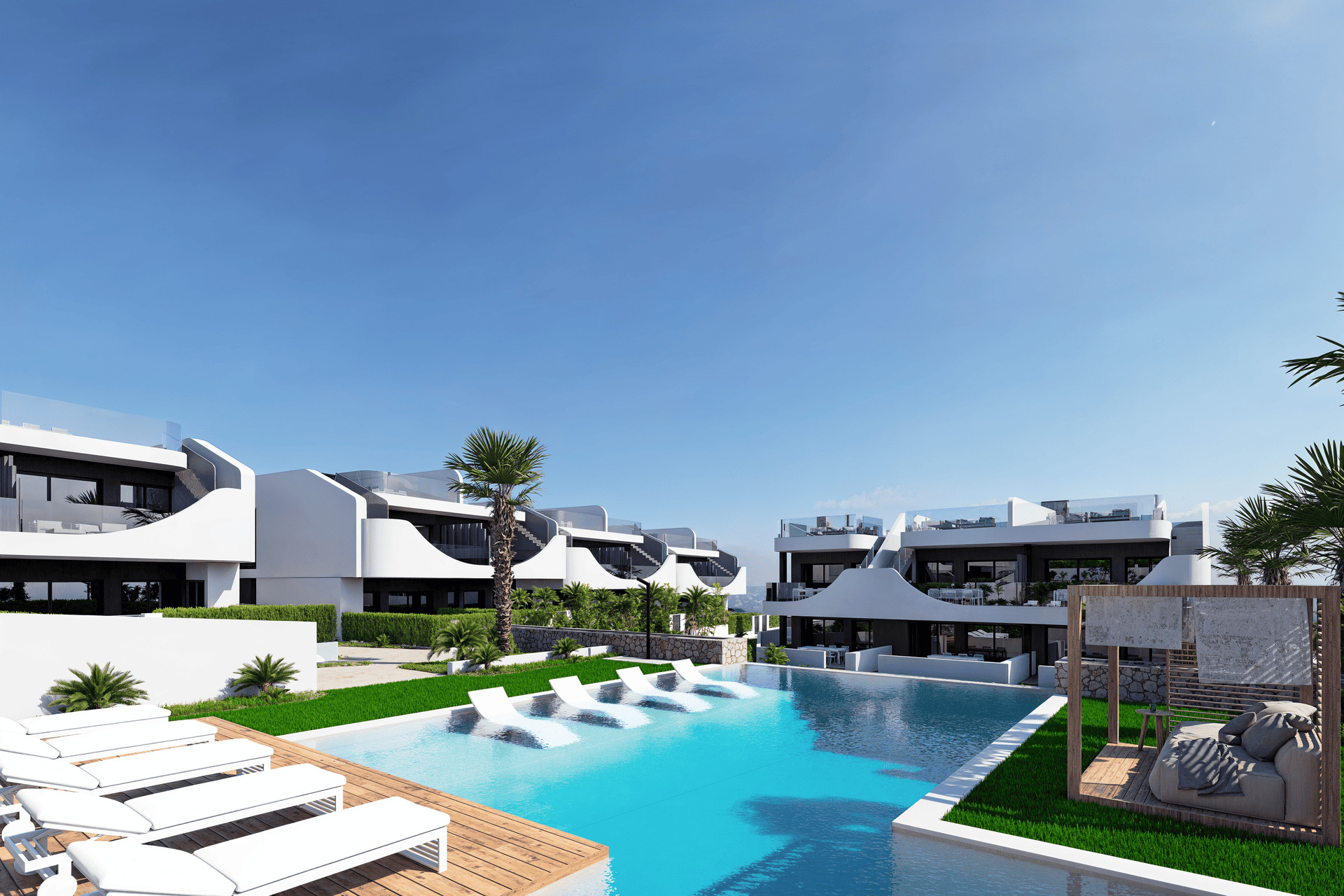 Garden in low_bungalow for sale in San Miguel de Salinas