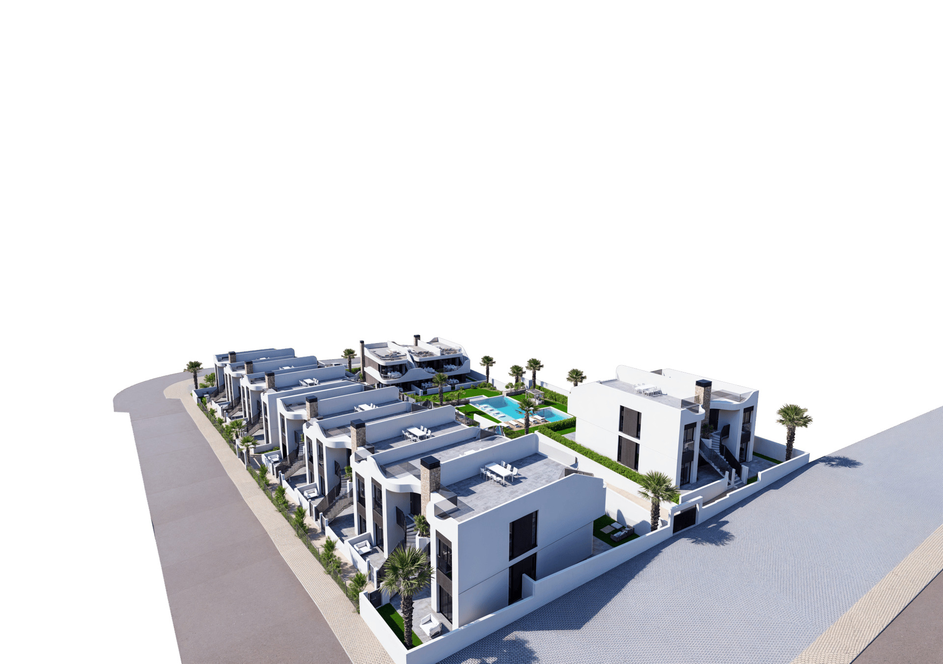 Exterior view in high_bungalow for sale in San Miguel de Salinas