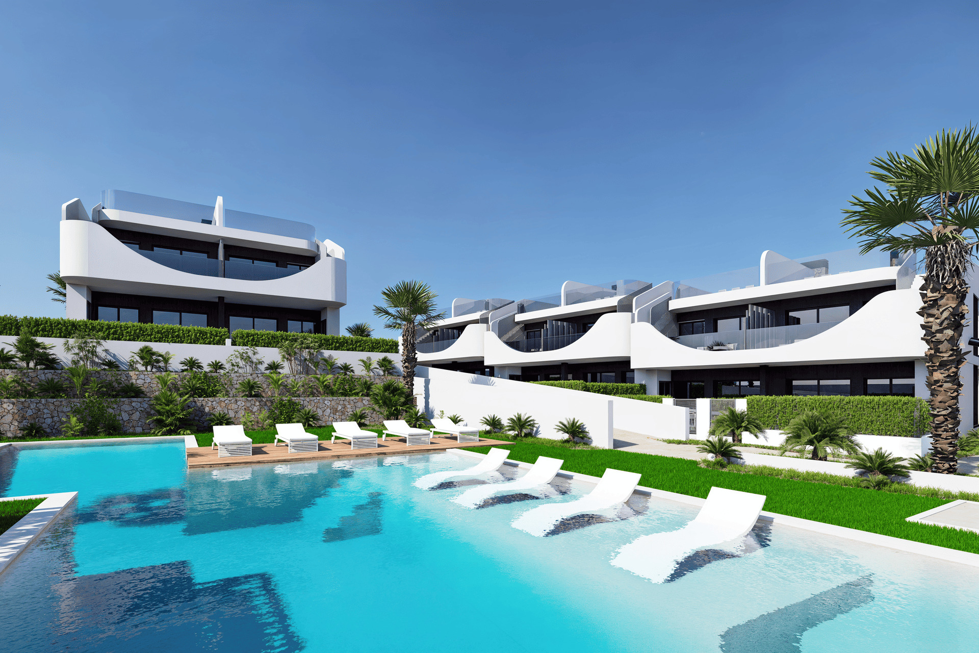 Terrace in high_bungalow for sale in San Miguel de Salinas