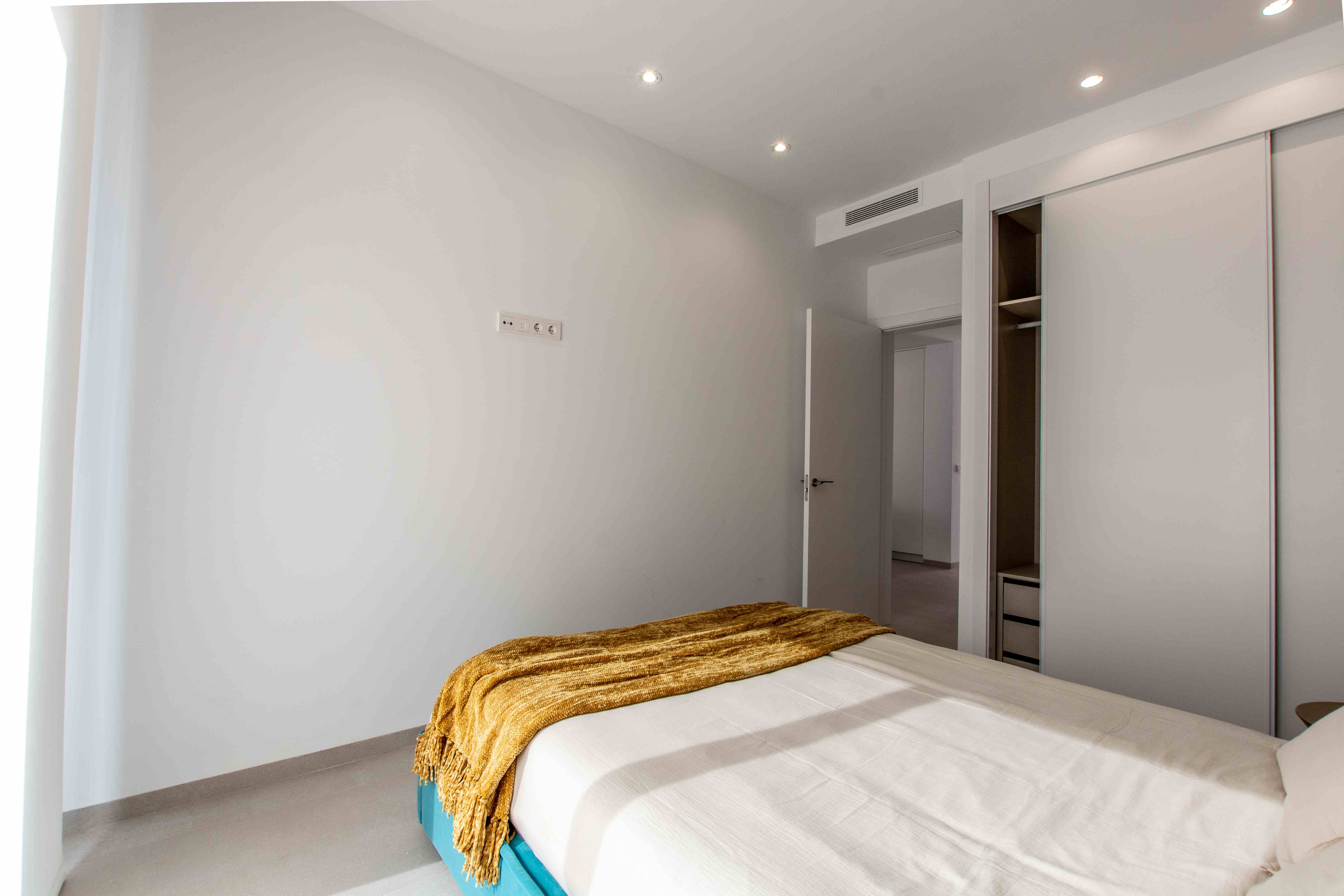 Pool area in penthouse for sale in Finestrat