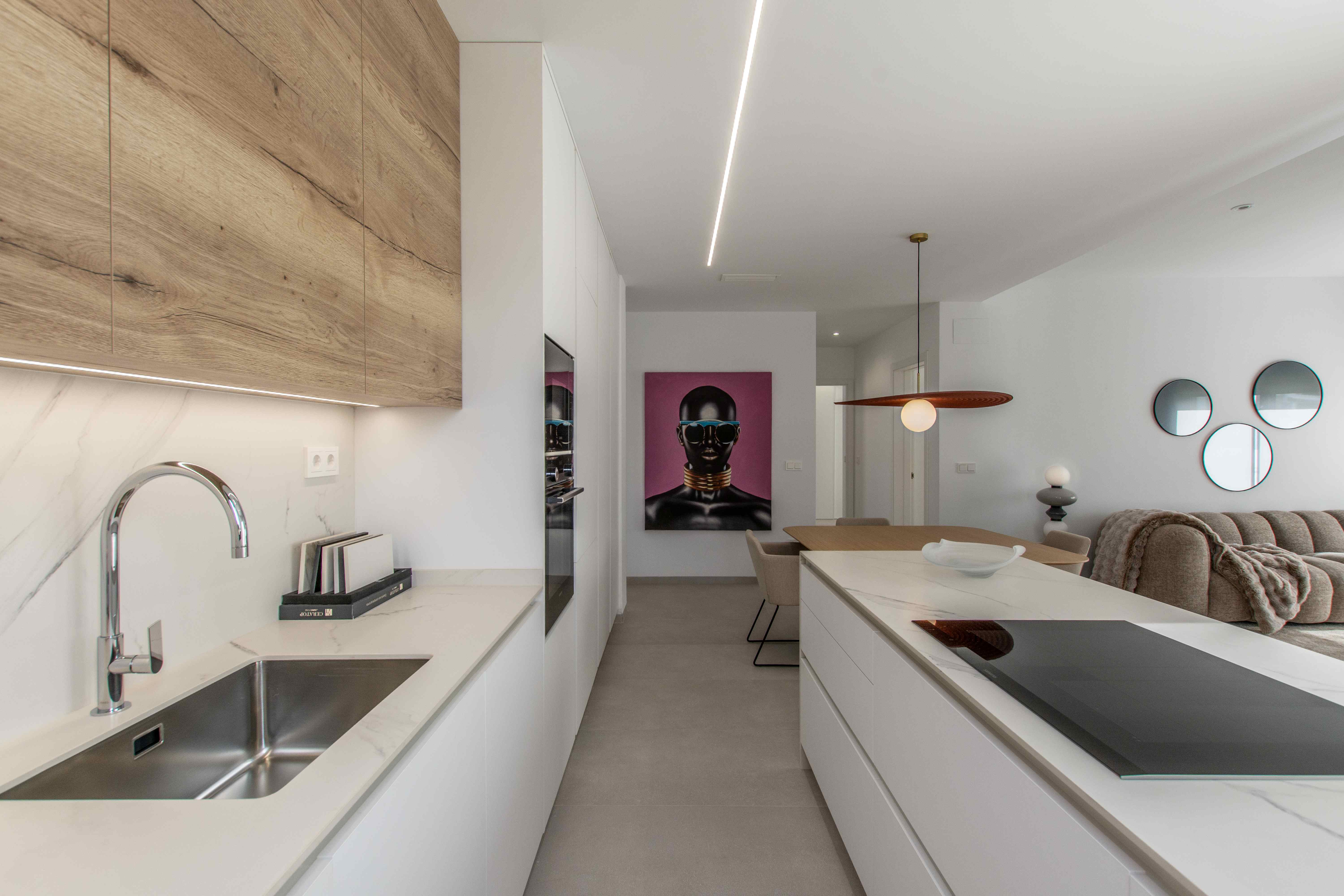Kitchen in penthouse for sale in Finestrat