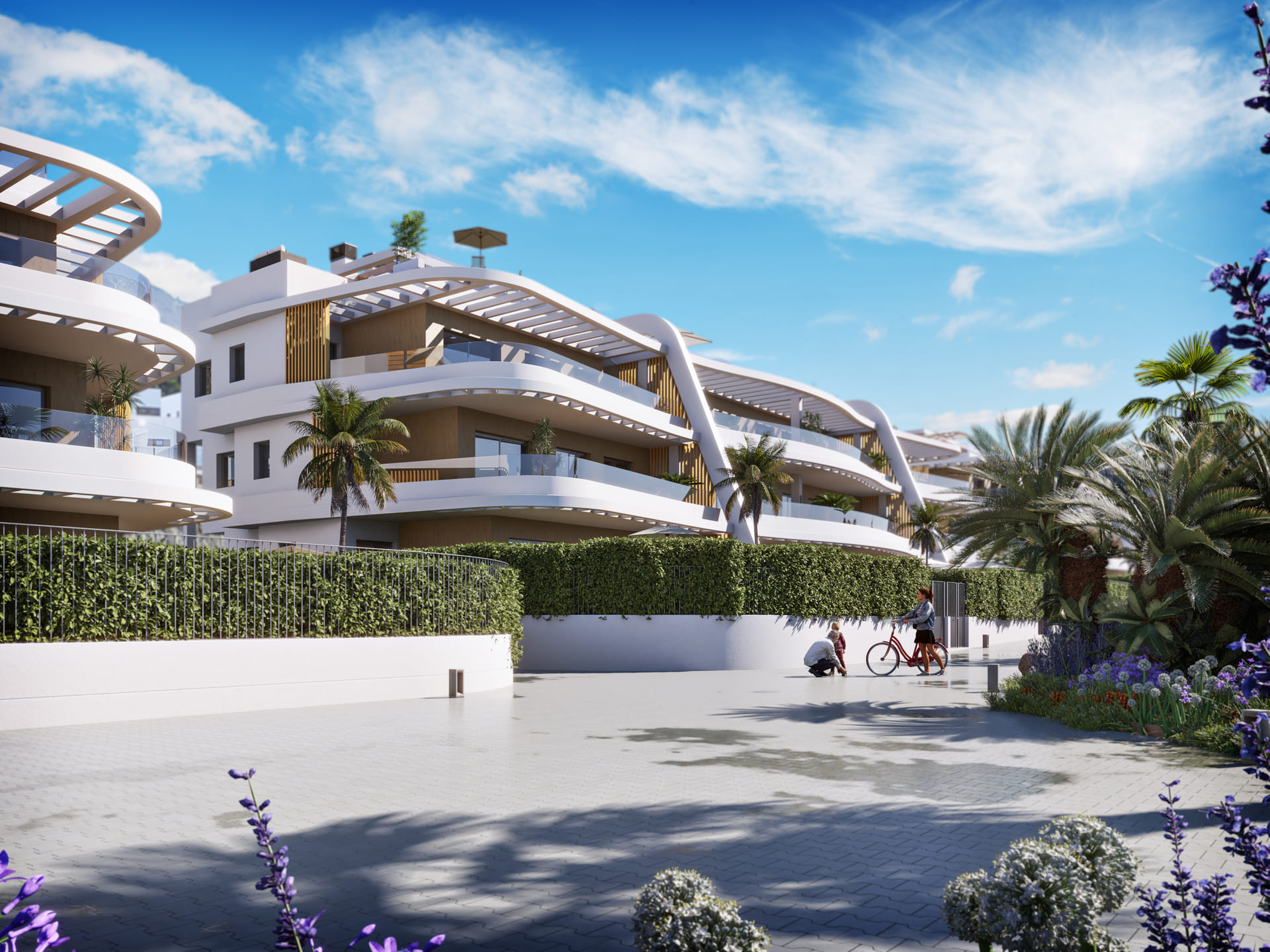 Kitchen in penthouse for sale in Finestrat