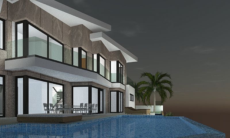 Exterior view in villa for sale in Calpe