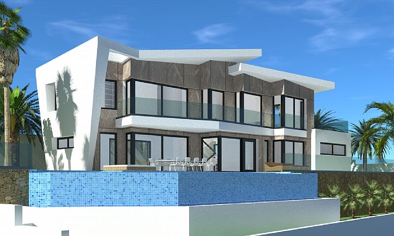 Living room in villa for sale in Calpe