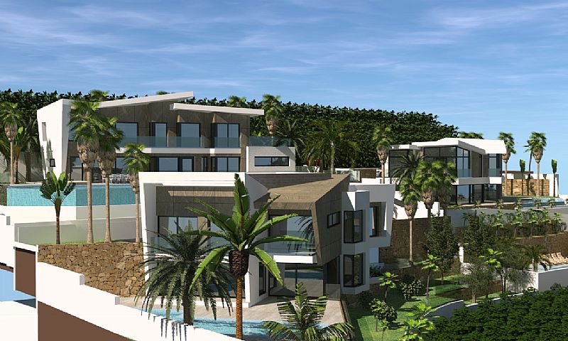 Bathroom in villa for sale in Calpe