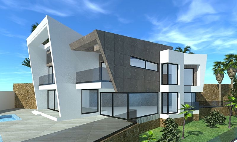 Garden in villa for sale in Calpe