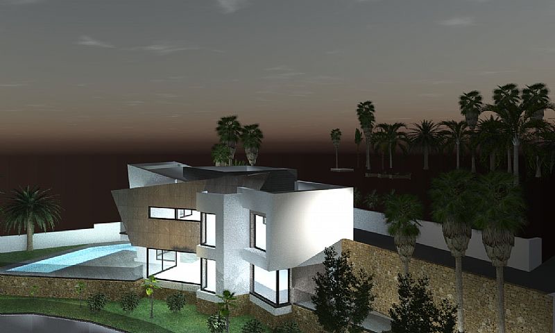 Dining area in villa for sale in Calpe