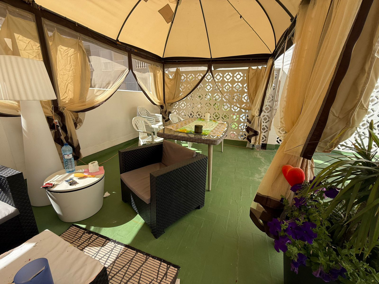 Garden in apartment for sale in Torrevieja