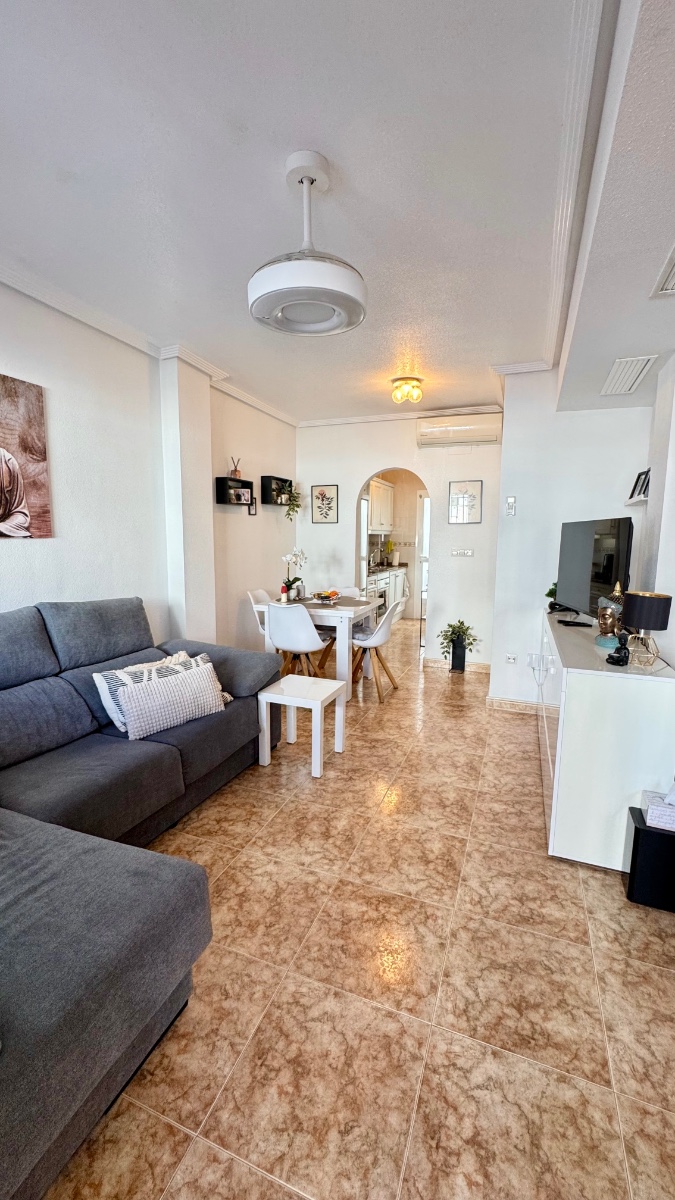 Pool area in apartment for sale in Orihuela Costa