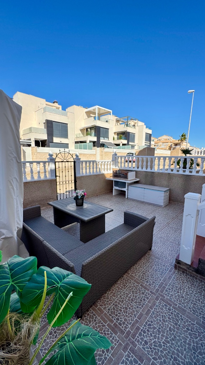 Terrace in apartment for sale in Orihuela Costa