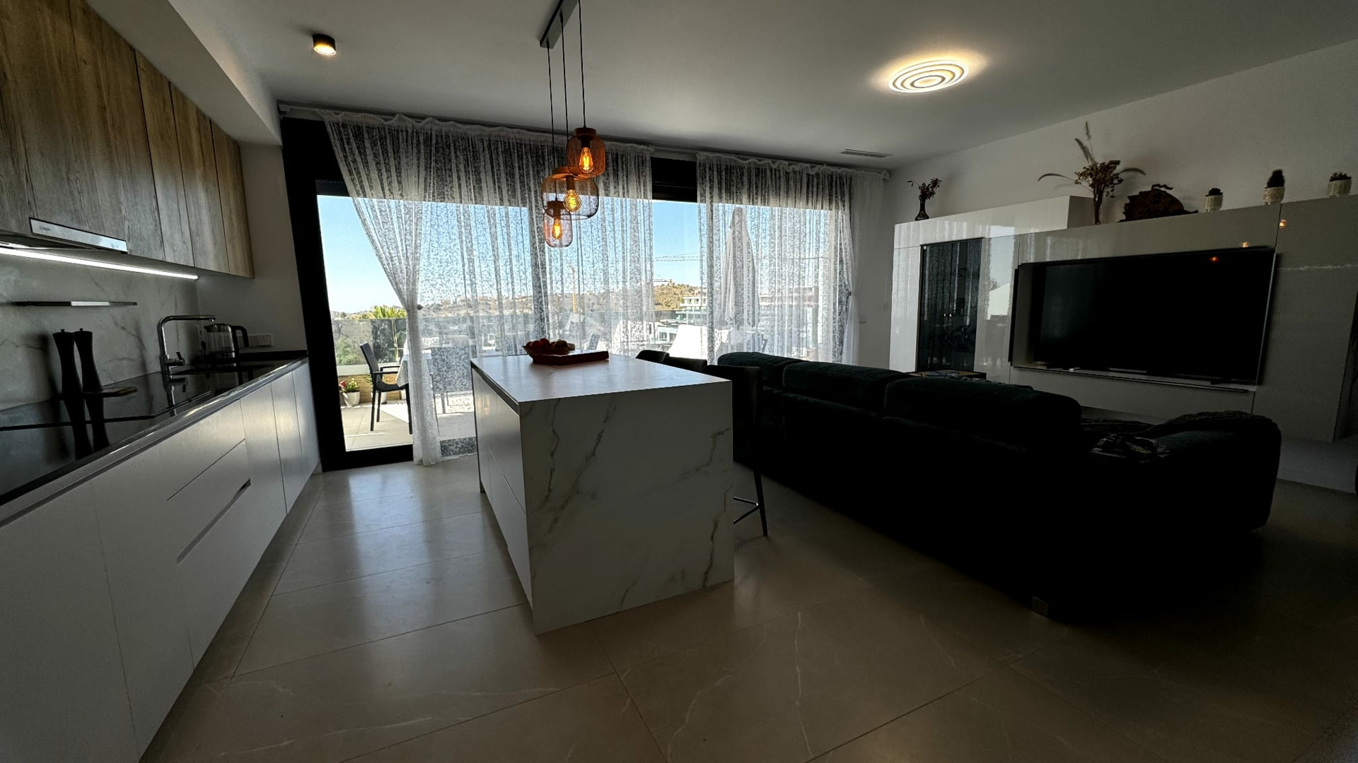 We present modern apartments in the new gated residential complex Camporosso Village in the Finestra