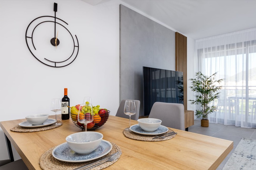 Living room in apartment for sale in Calpe