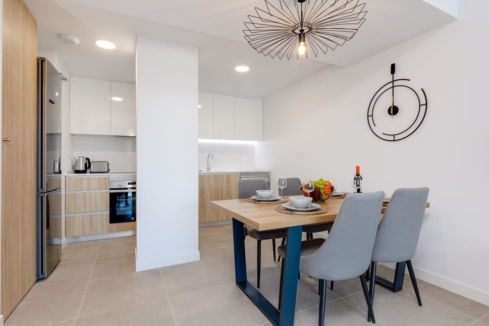 Dining area in apartment for sale in Calpe