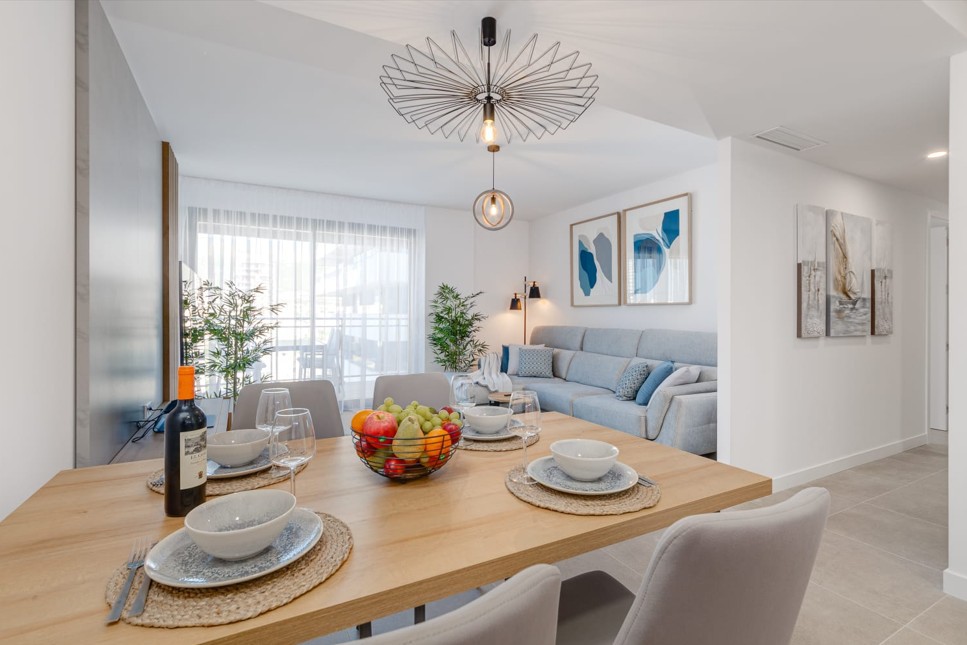Living room in apartment for sale in Calpe