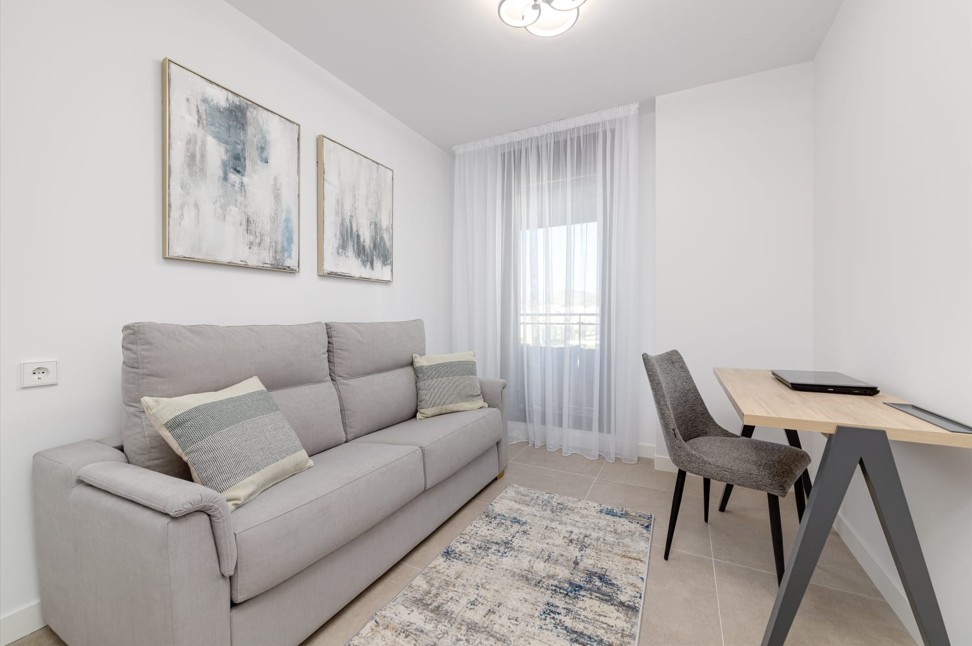 Pool area in apartment for sale in Calpe