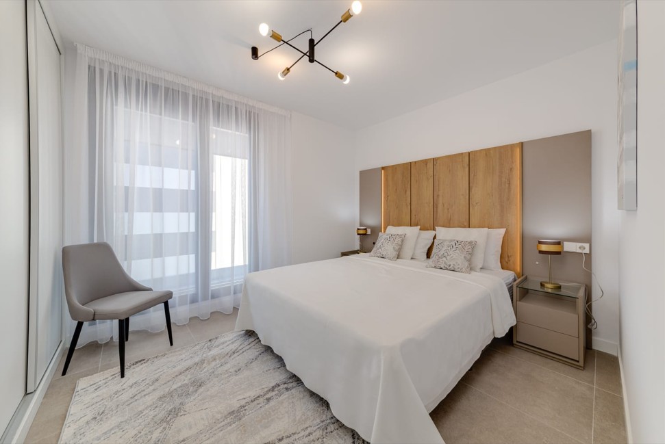 Master bedroom in apartment for sale in Calpe