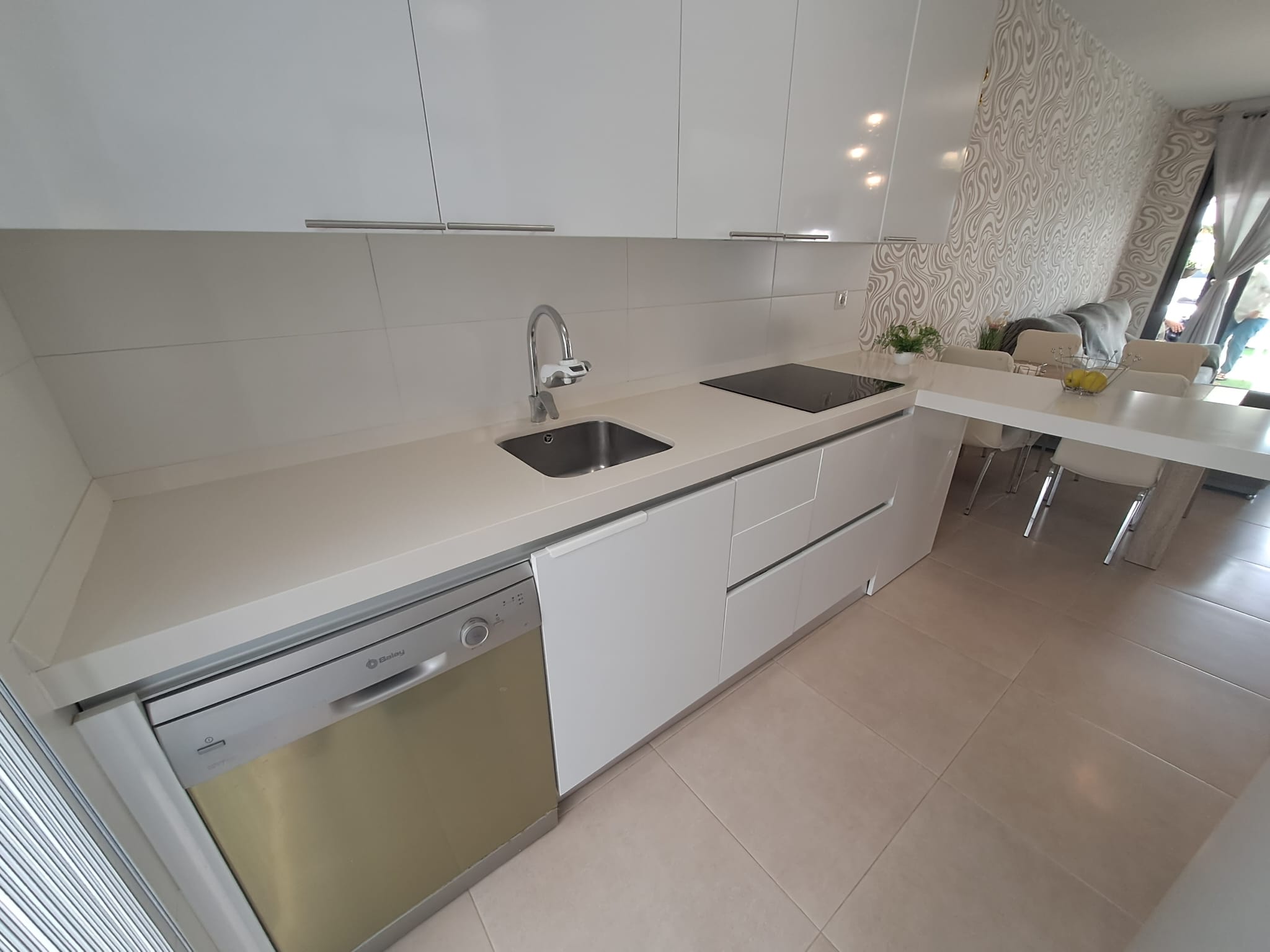 Pool area in terraced for sale in Orihuela Costa