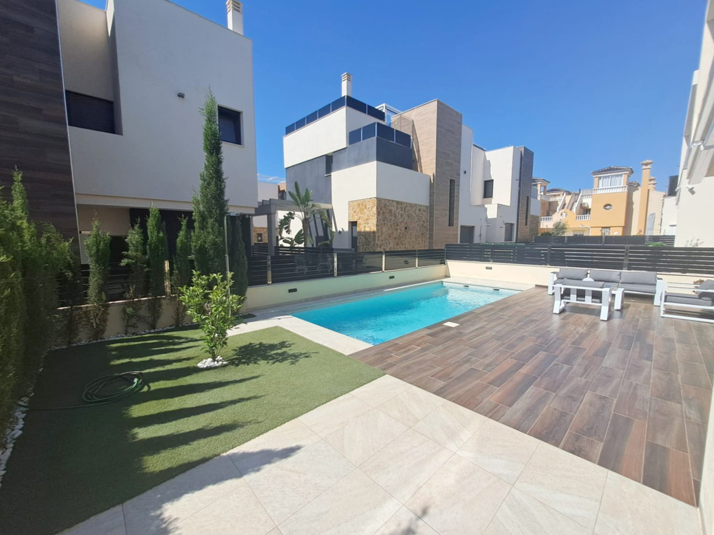 Living room in villa for sale in Orihuela Costa