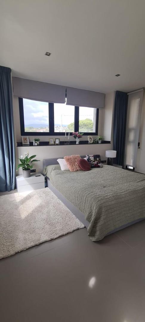 Master bedroom in villa for sale in Calpe