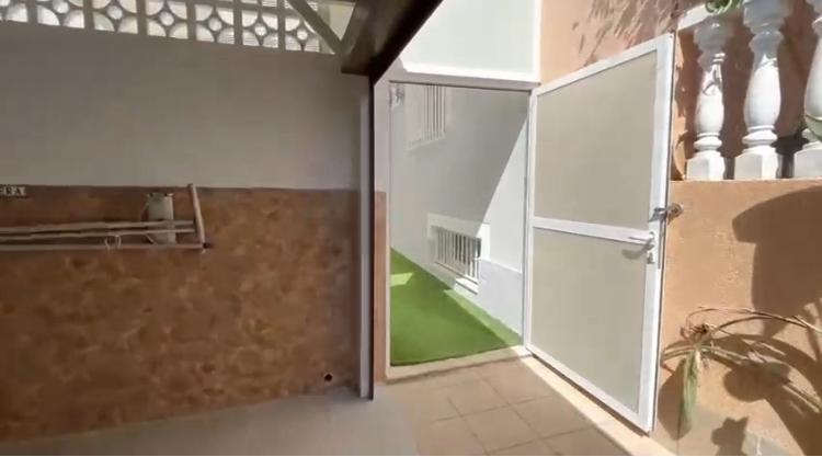 Pool area in villa for sale in Cartagena