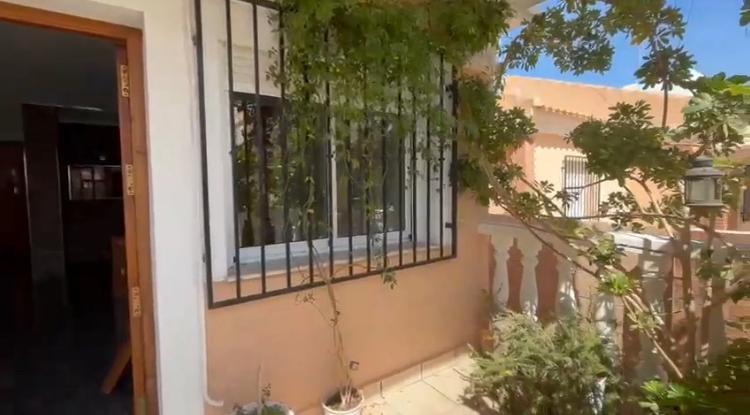 Pool area in villa for sale in Cartagena
