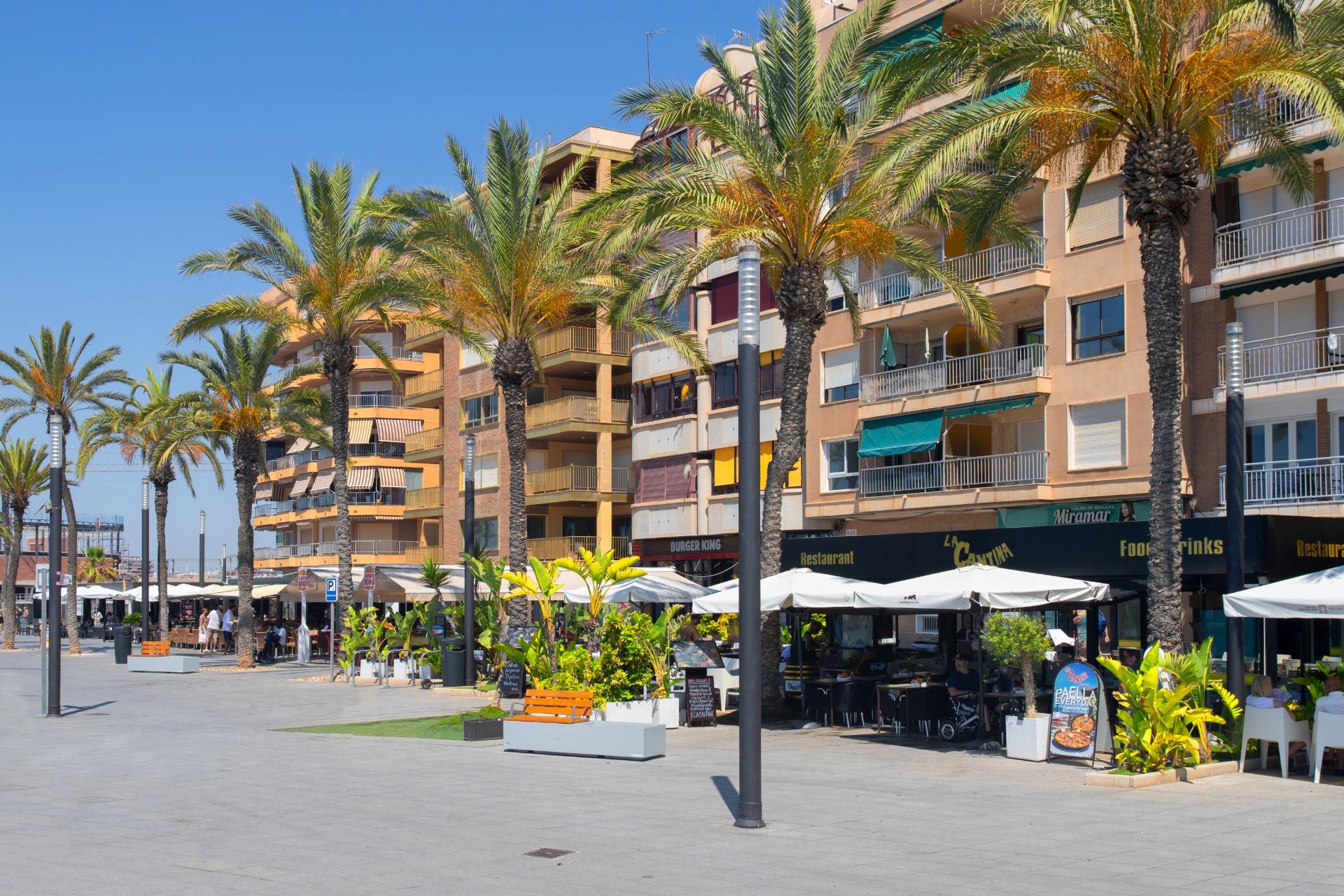 Living room in penthouse for sale in Torrevieja