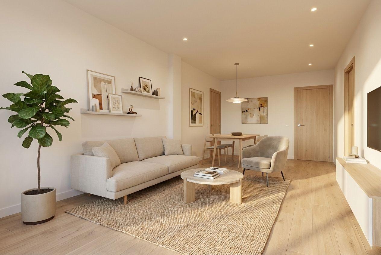 Pool area in penthouse for sale in Torrevieja
