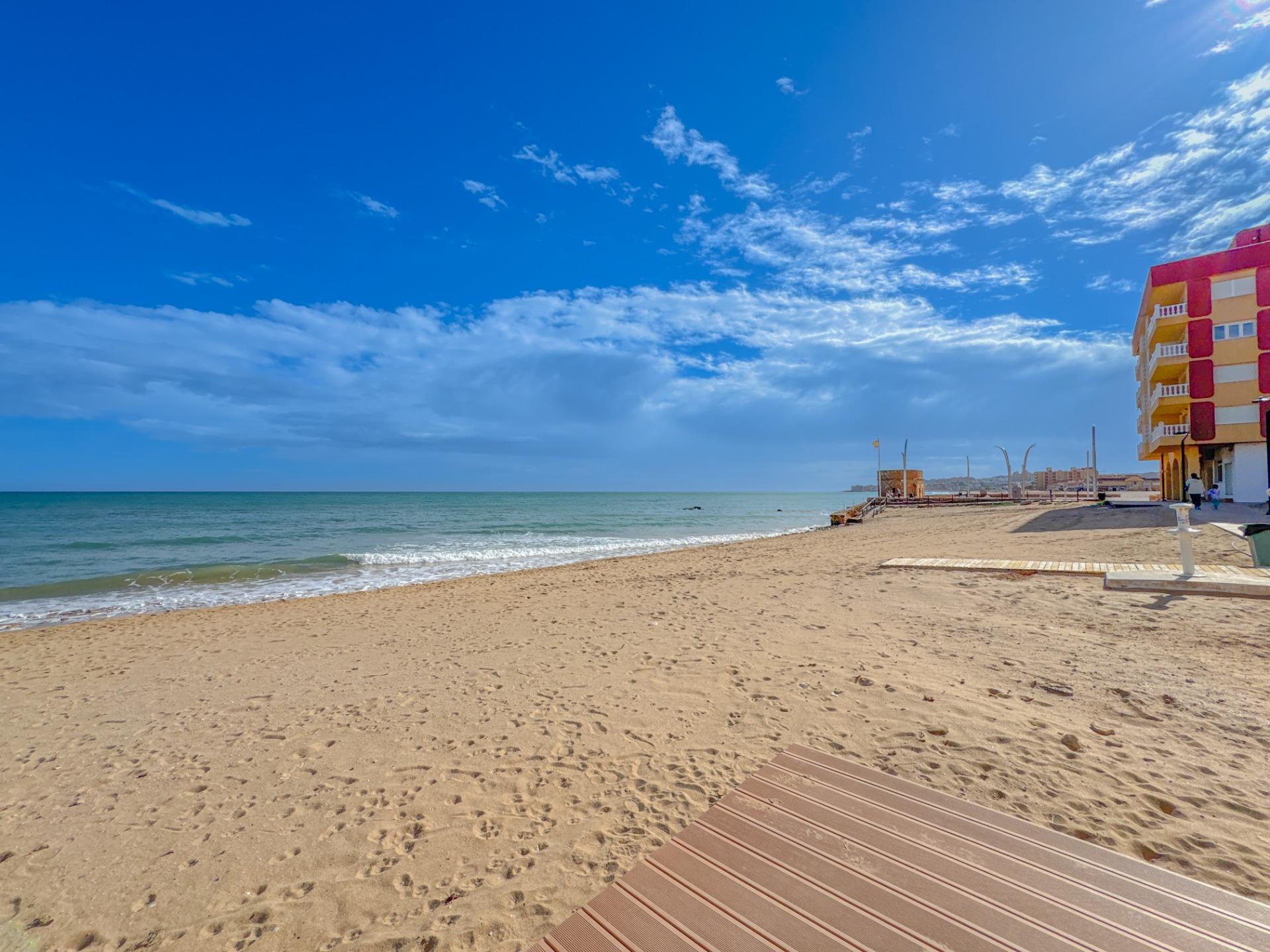 Pool area in apartment for sale in Torrevieja