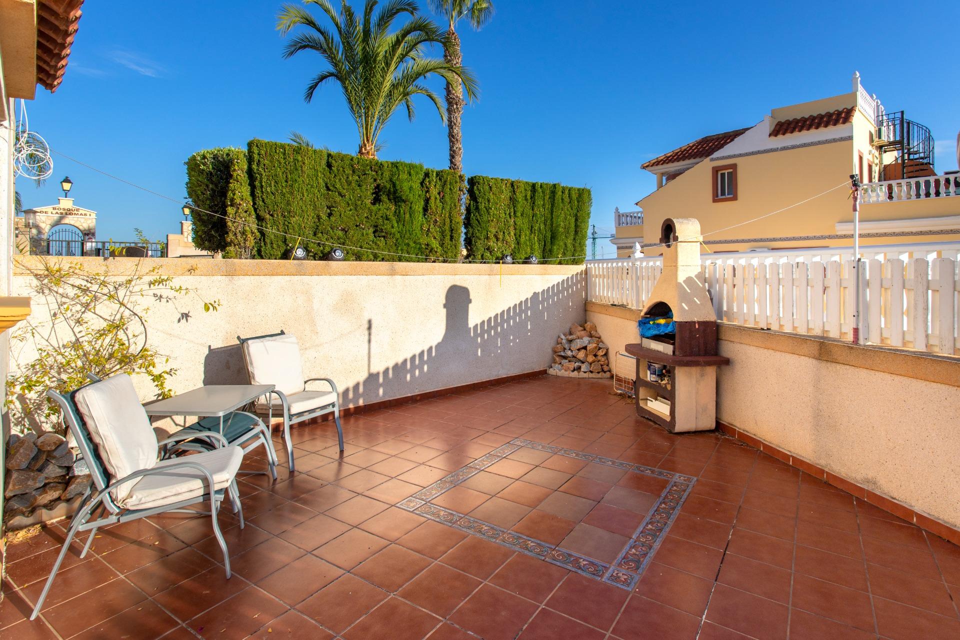 Pool area in terraced for sale in Orihuela Costa