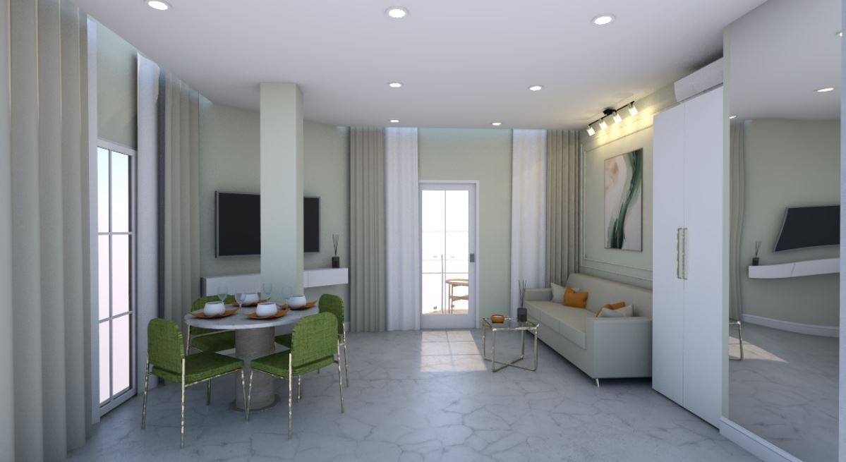 Modern one-bedroom apartment in Torrevieja, fully renovated