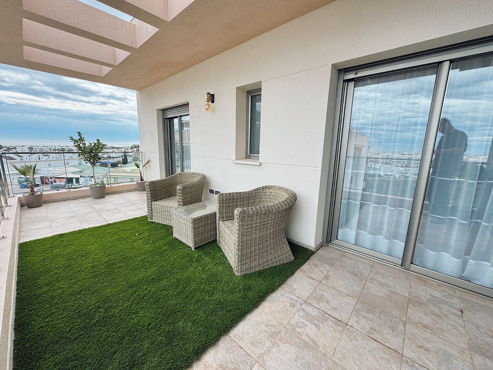Master bedroom in penthouse for sale in Orihuela Costa