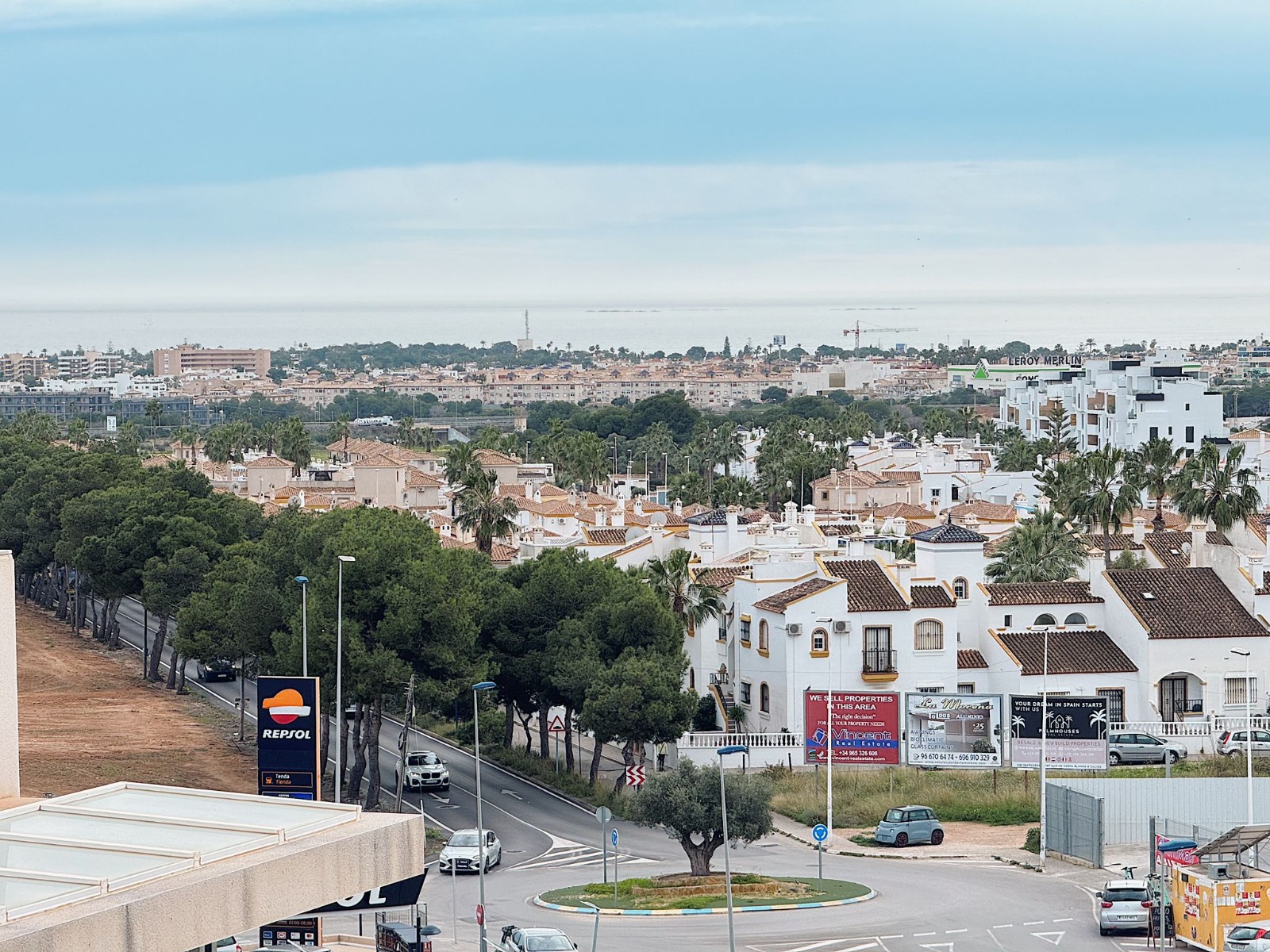 Pool area in penthouse for sale in Orihuela Costa
