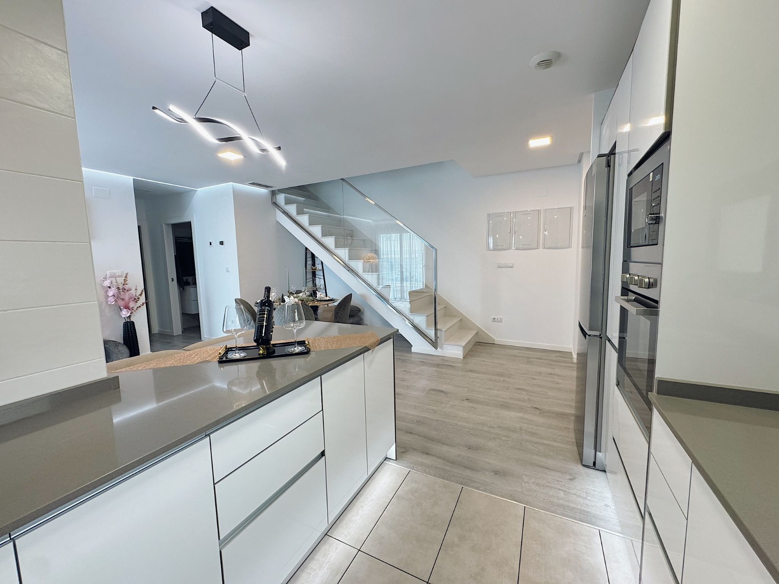 Terrace in penthouse for sale in Orihuela Costa