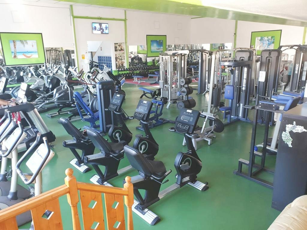 A large commercial space for sale, which previously housed a fitness center
