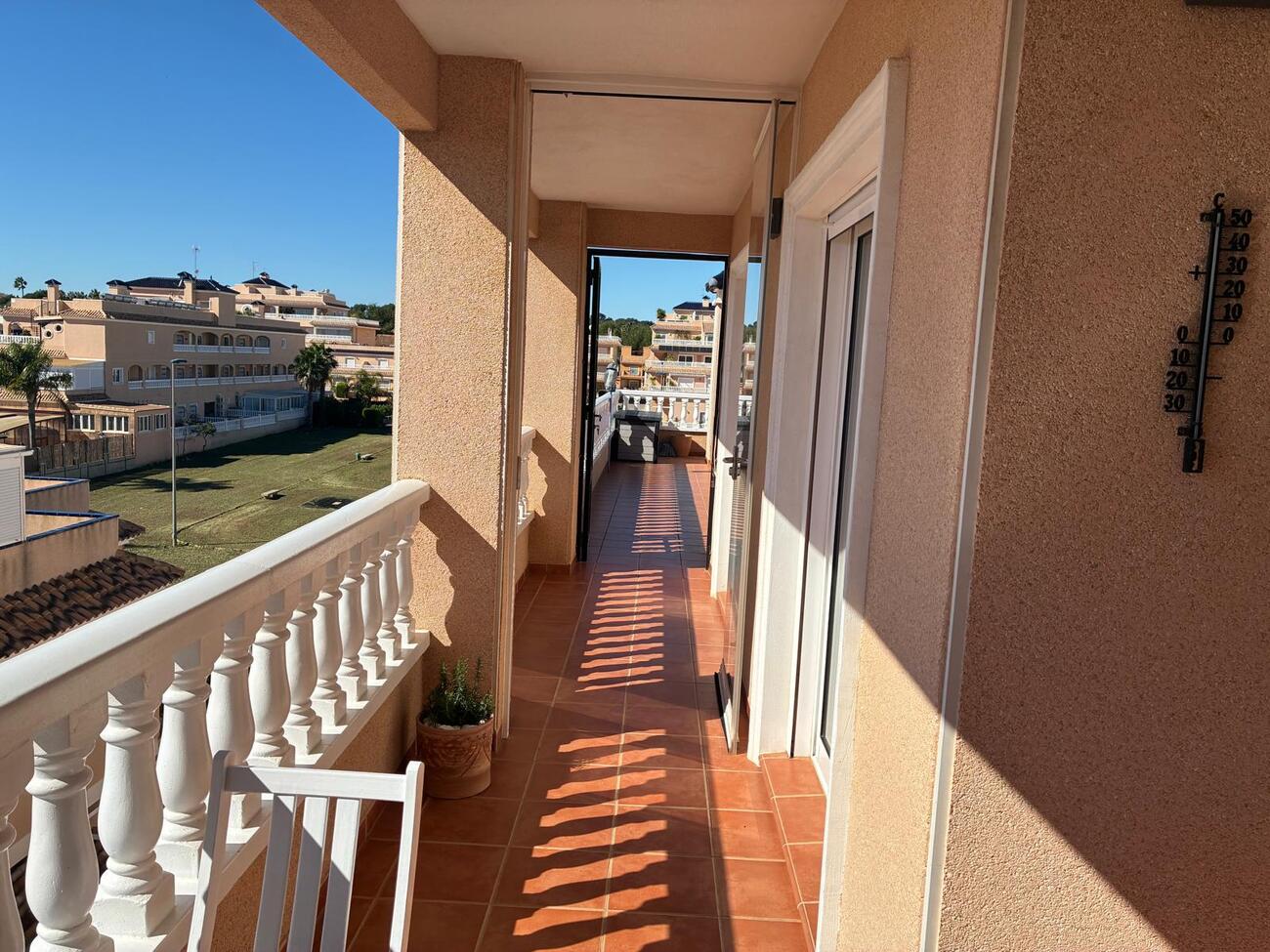 Pool area in apartment for sale in Orihuela Costa