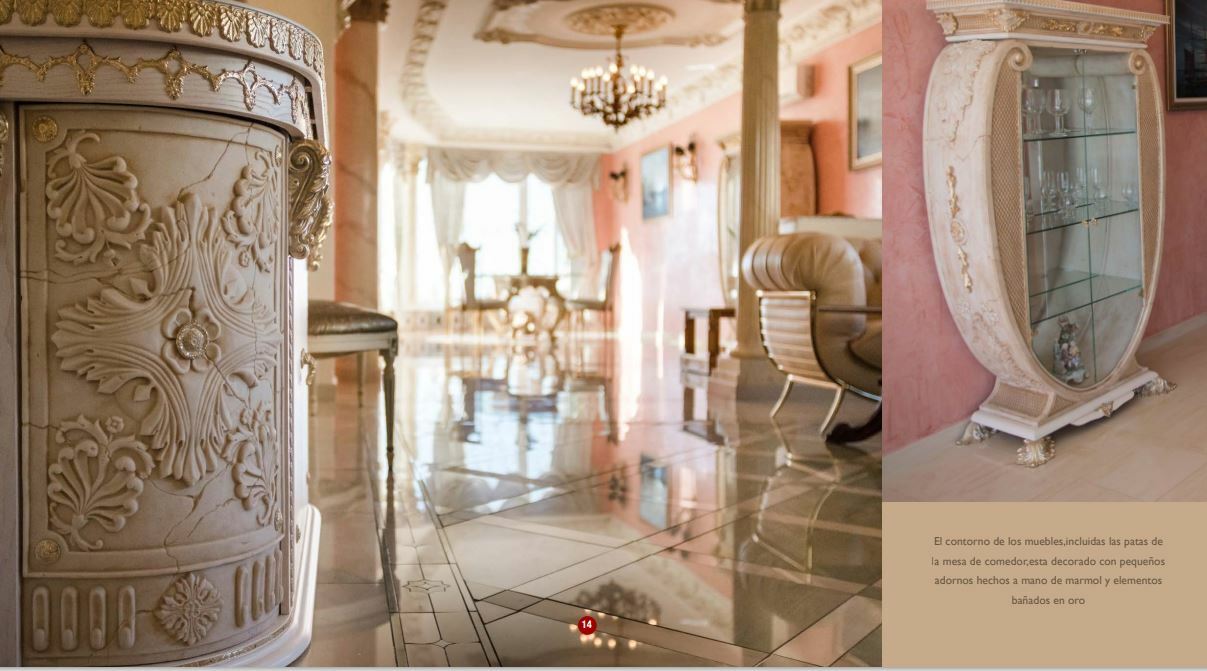Master bedroom in villa for sale in Altea