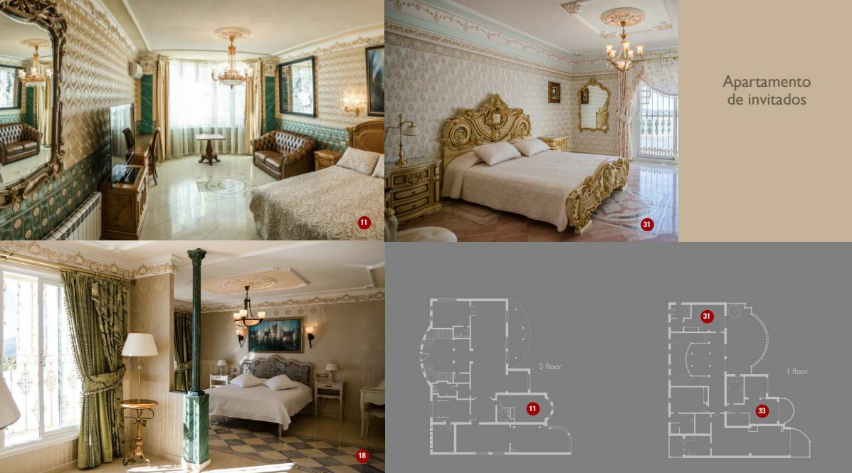 Bedroom in villa for sale in Altea