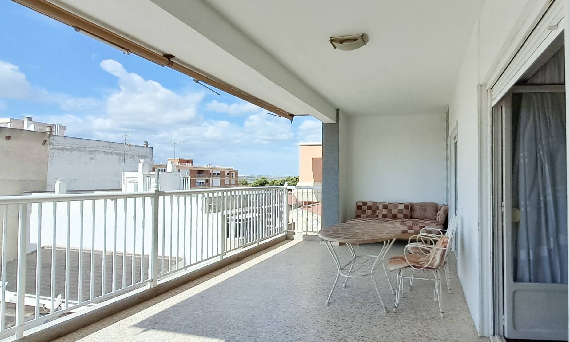 Terrace in penthouse for sale in Torrevieja