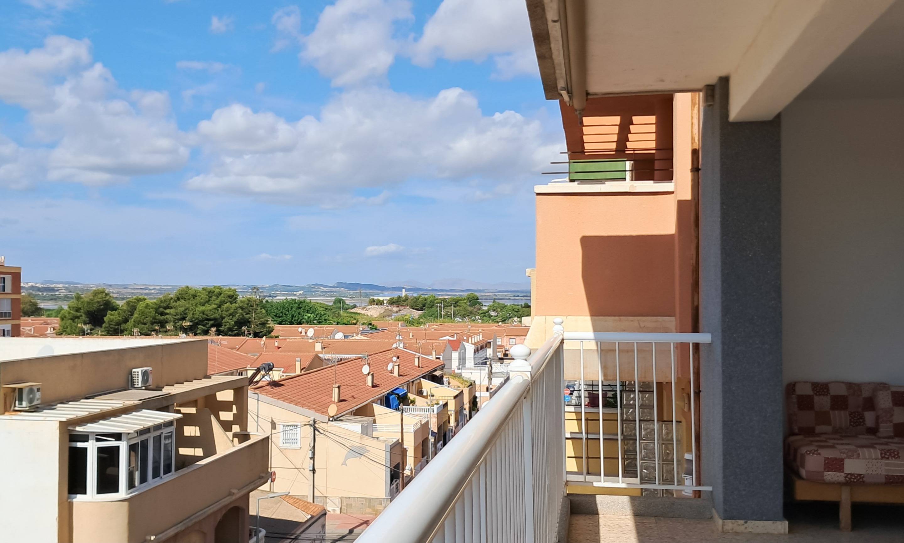 Pool area in penthouse for sale in Torrevieja
