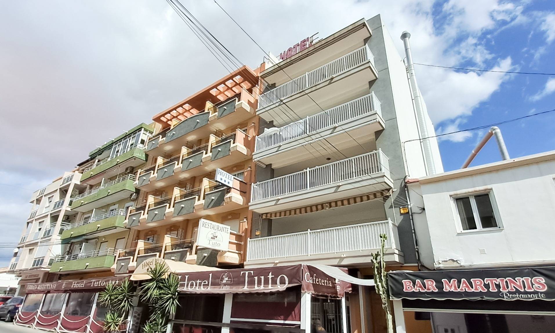 Terrace in penthouse for sale in Torrevieja