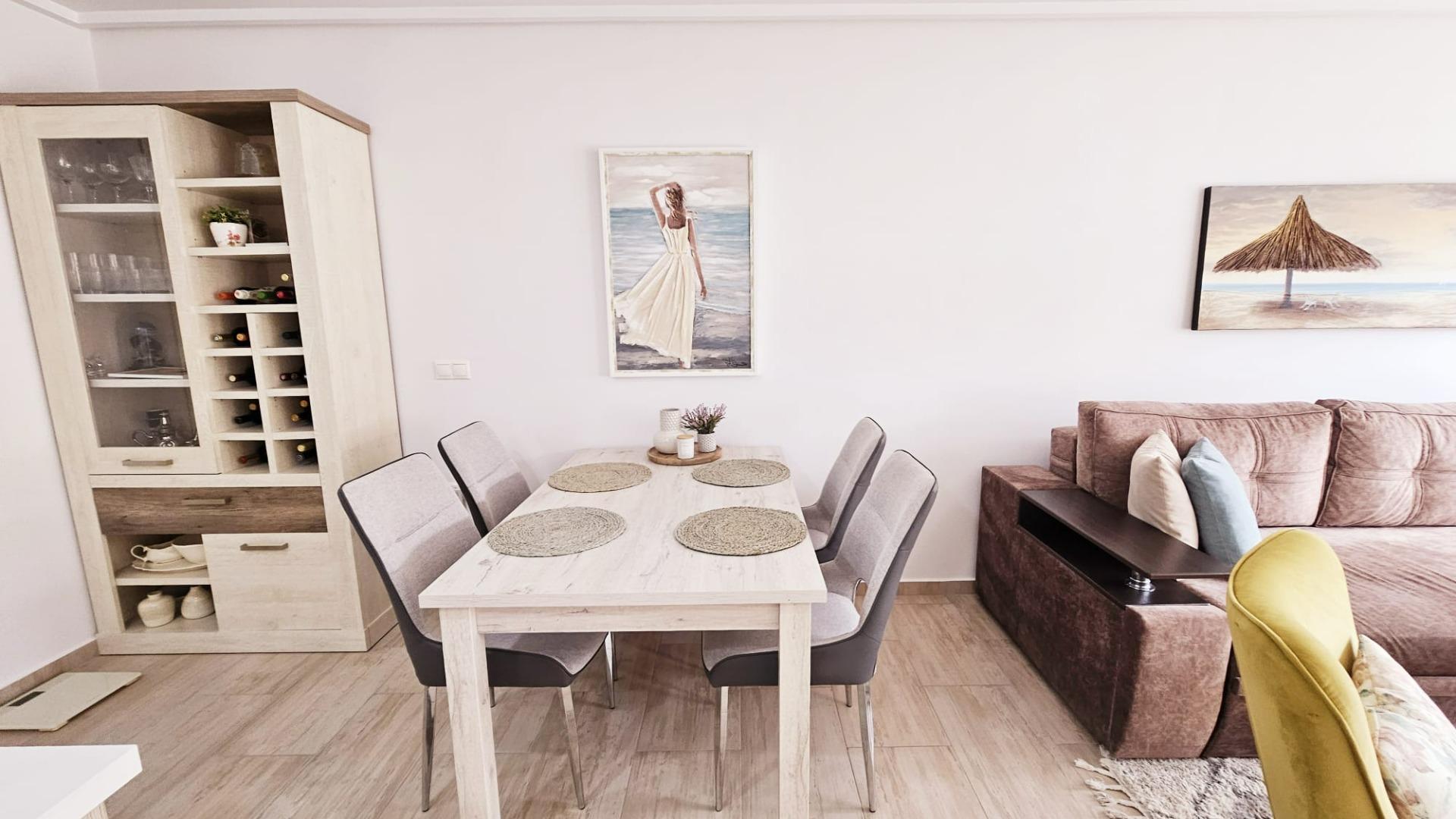 Garden in duplex for sale in Torrevieja