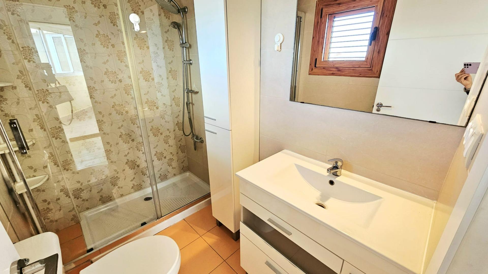 Bathroom in apartment for sale in Torrevieja