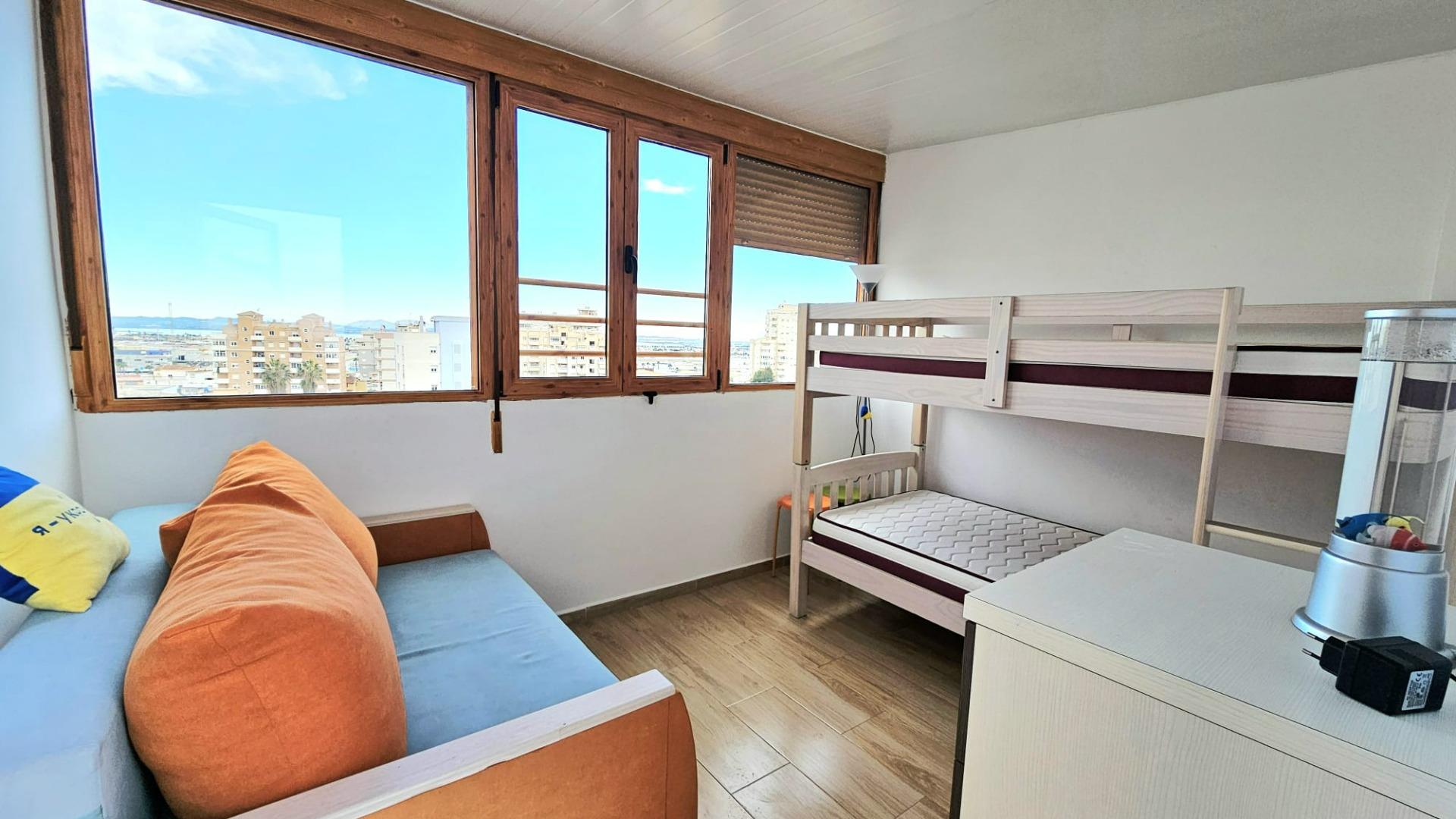 Pool area in apartment for sale in Torrevieja