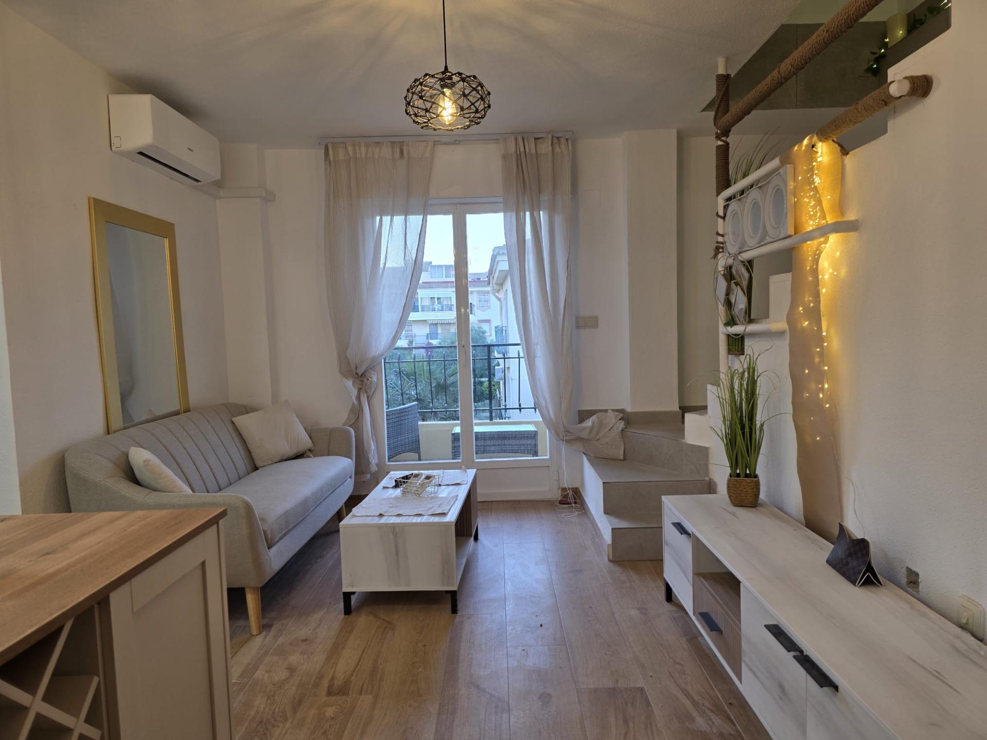 Pool area in penthouse for sale in Torrevieja